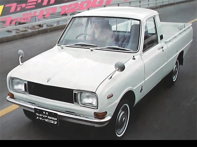 Mazda Familia (BTA55, BTA65) 2 поколение, 2-й рестайлинг, пикап (01.1973 - 09.1973)